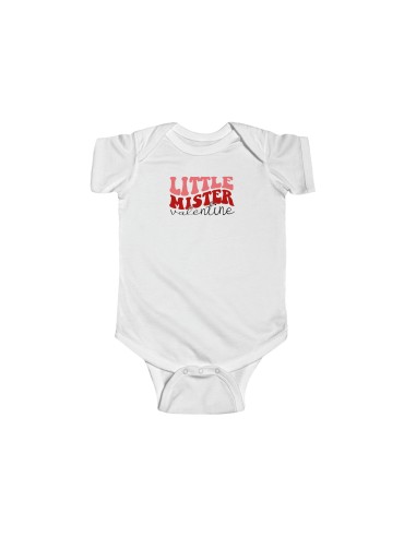 "Little Mister Valentine" #1 - Infant Fine Jersey Bodysuit